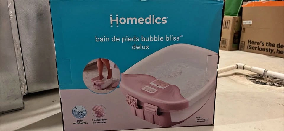 Homedics Bubble Bliss Deluxe Foot Bath
