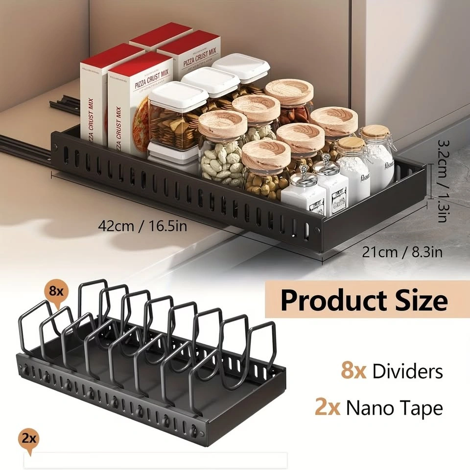 2pc Iron Cabinet Organizer (Brand New) - Warehouse Clearance - photo 5