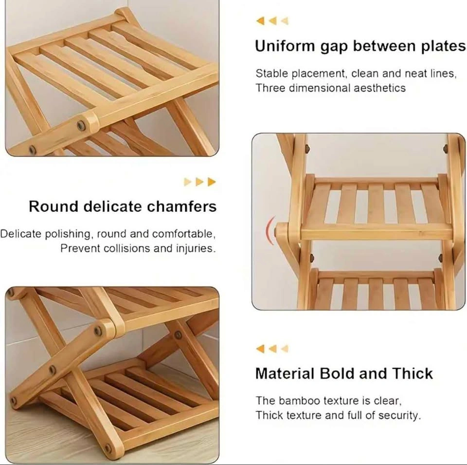 7 Layers Bamboo Folding Shoes Rack - photo 4