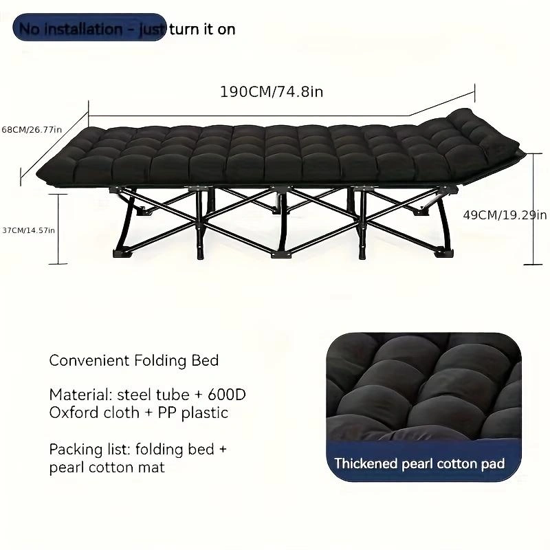 Adjustable Folding Bed & Mattress (100% New) - photo 4