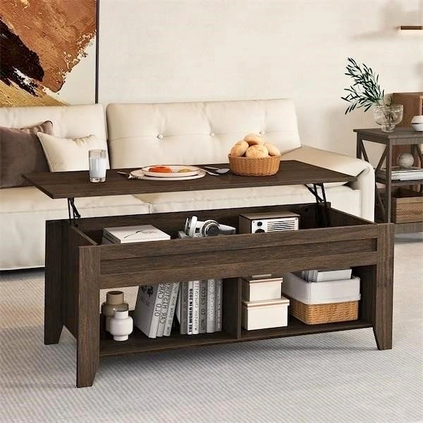 Wooden Lift Top Coffee Table