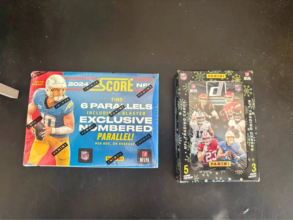 Panini 2024 Score and Donruss Football Blaster Boxes
