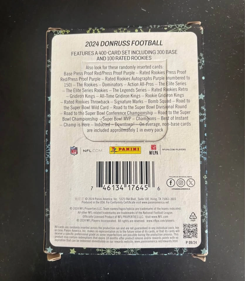 Panini 2024 Score and Donruss Football Blaster Boxes - photo 5