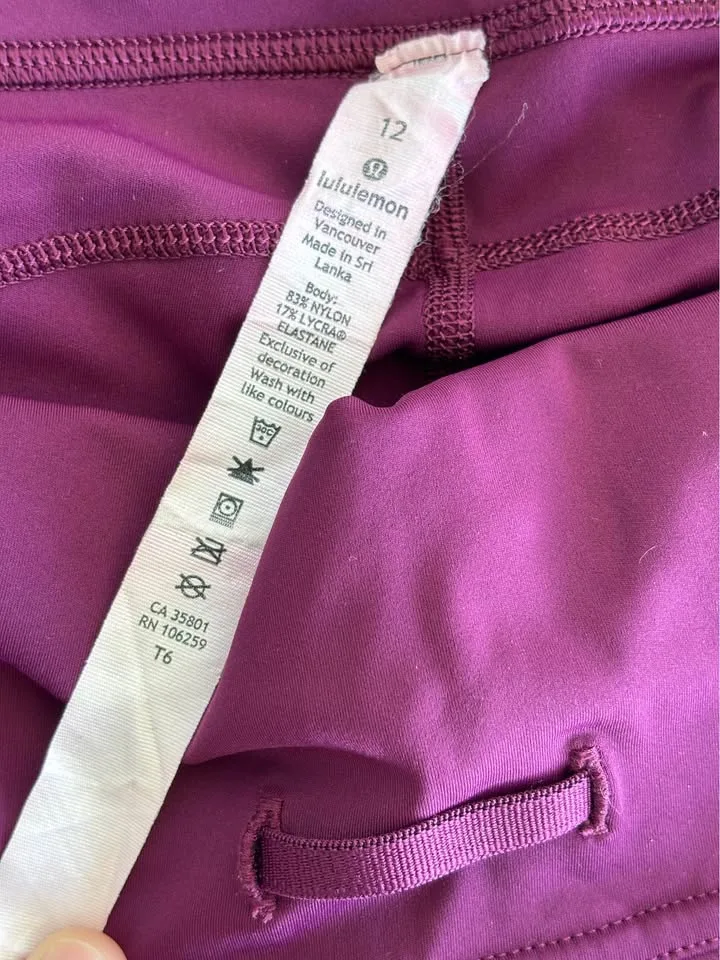 EUC Lululemon Fast & Free High-Rise Short, 6”, Size 12, Marvel image indicator(4)