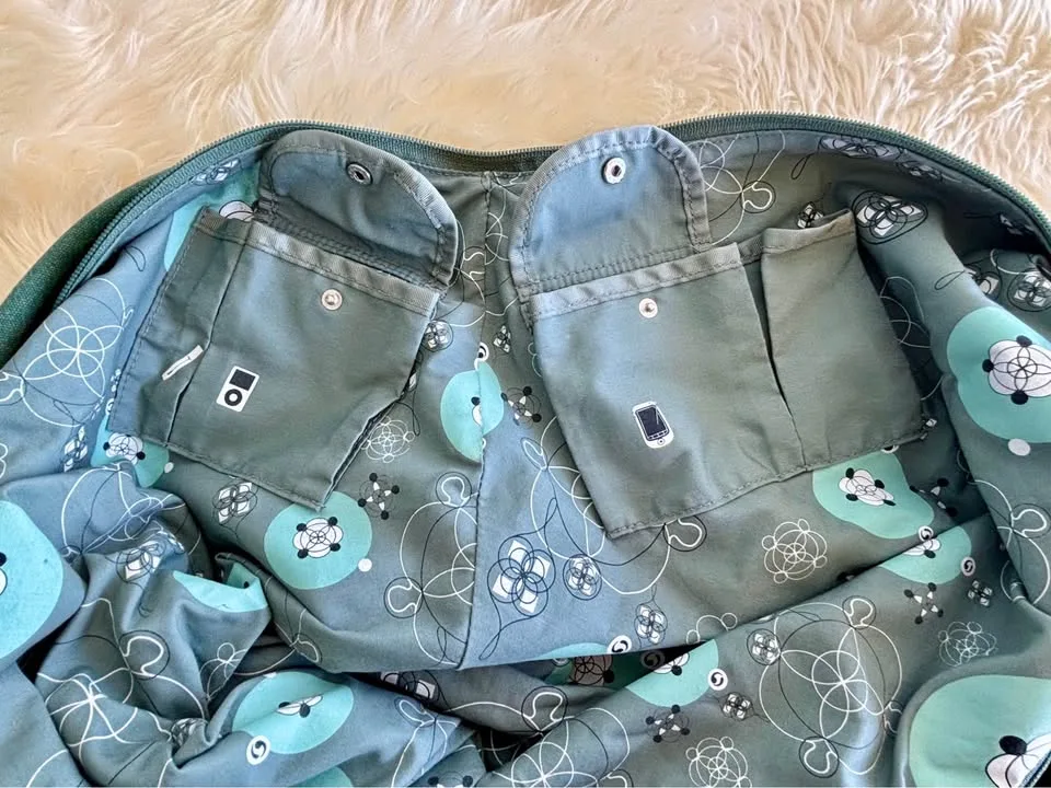 Lululemon Hobo/Slouch Green Canvas Bag - Large image indicator(3)