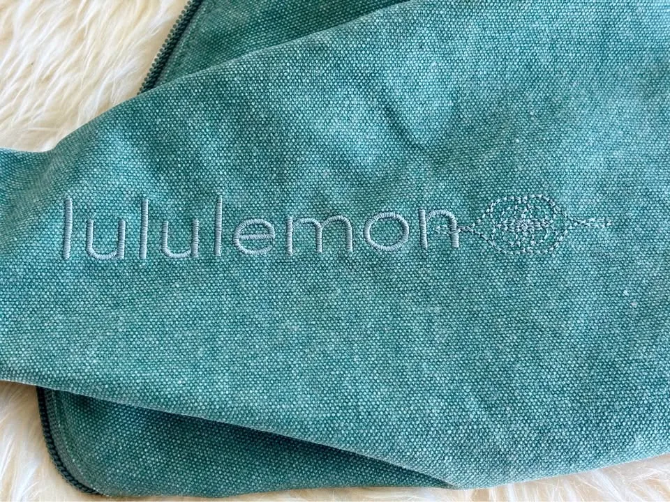 Lululemon Hobo/Slouch Green Canvas Bag - Large image indicator(5)