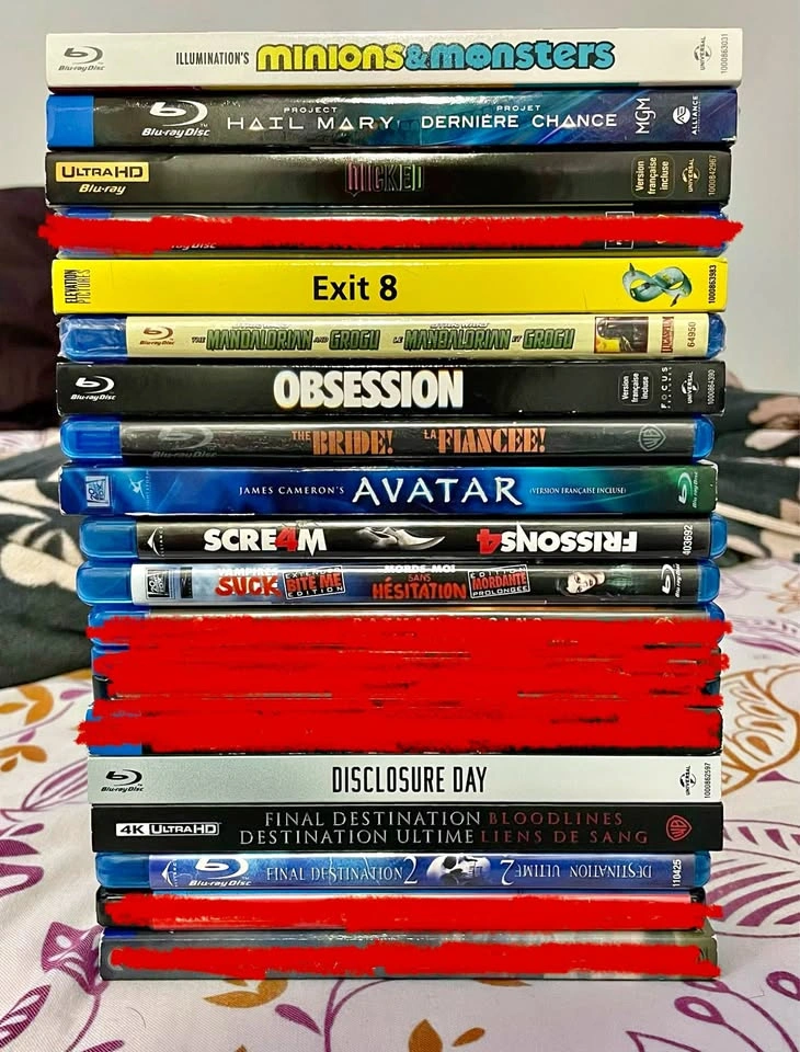 Blu-ray and 4K Ultra HD Movies