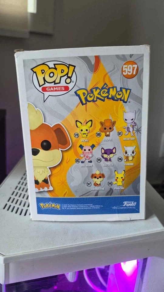 Funko Pop! Games Pokémon Growlithe 597 - photo 3