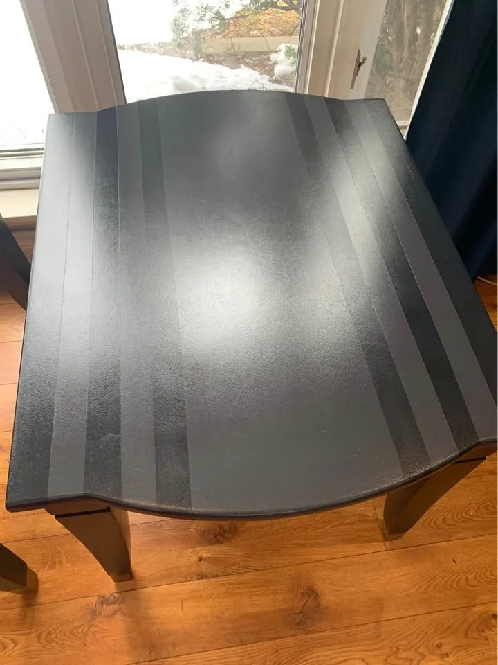 Wood side tables (2 large) - photo 5