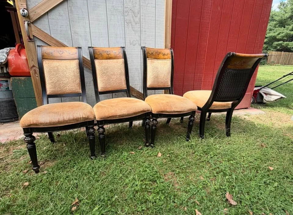 Set of 5 Traditional Dining Chairs - photo 2