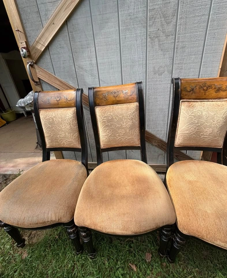 Set of 5 Traditional Dining Chairs - photo 4