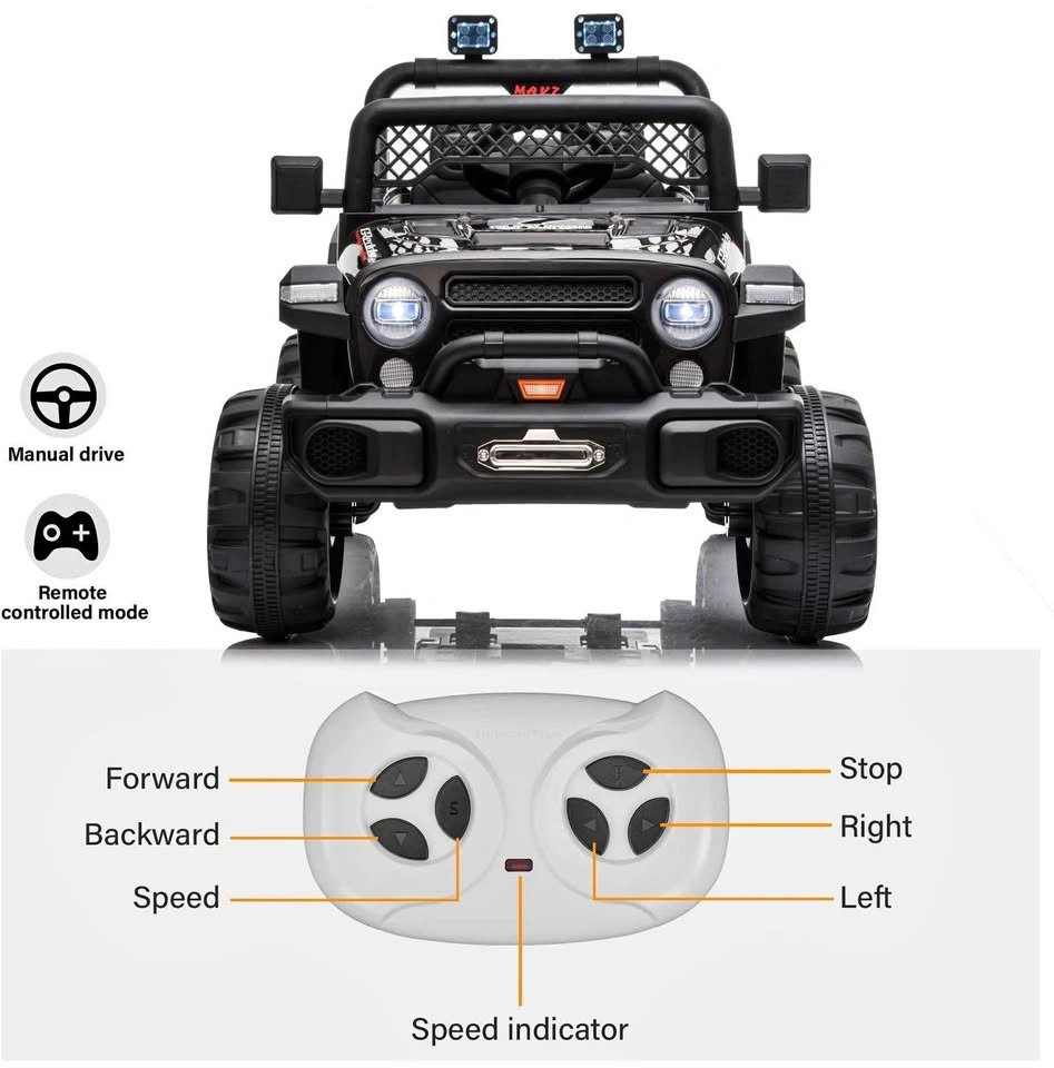 Jeep 12V Kids Ride On Car Toy with Remote Control