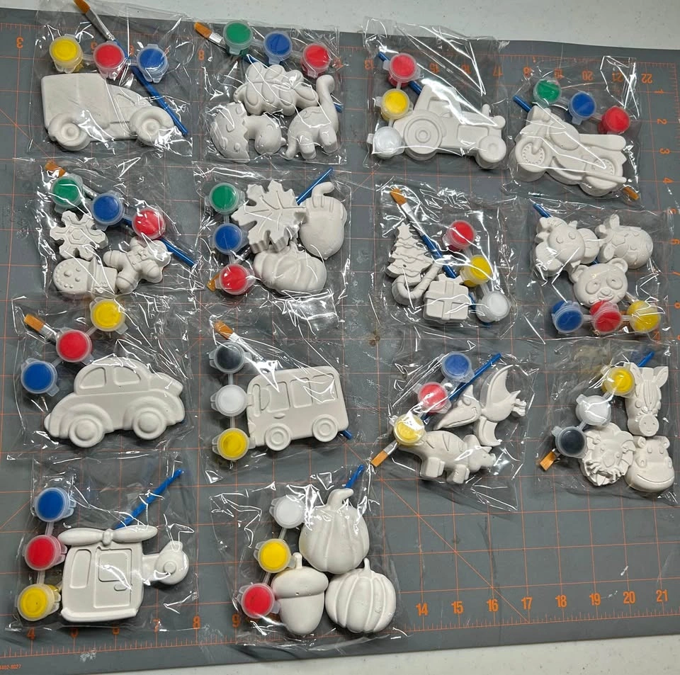 🎨 Pre-Packaged Plaster Paint Kits for Kids! 🖌️