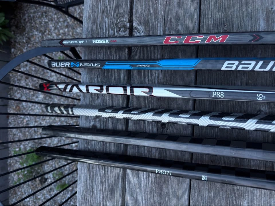 6 Left handed hockey sticks - photo 2