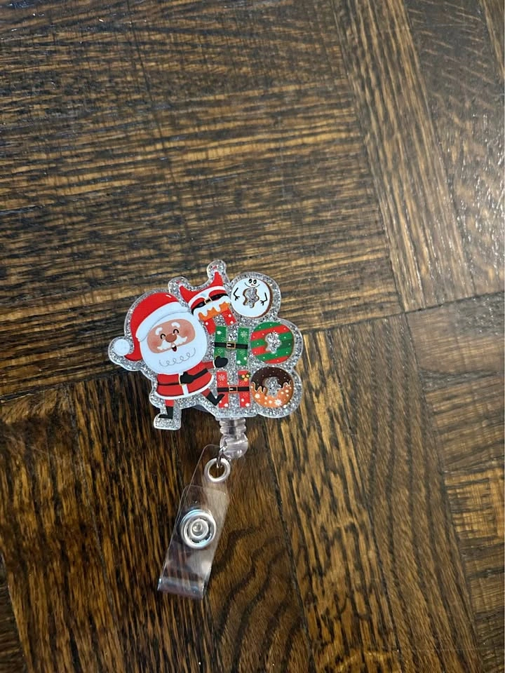 Christmas Santa Badge Reel