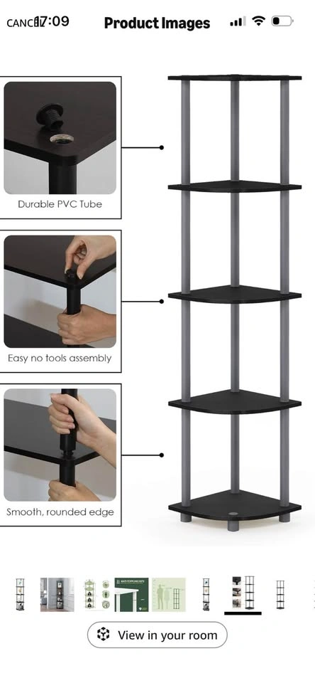 5-Tier Corner Shelving Unit - photo 5