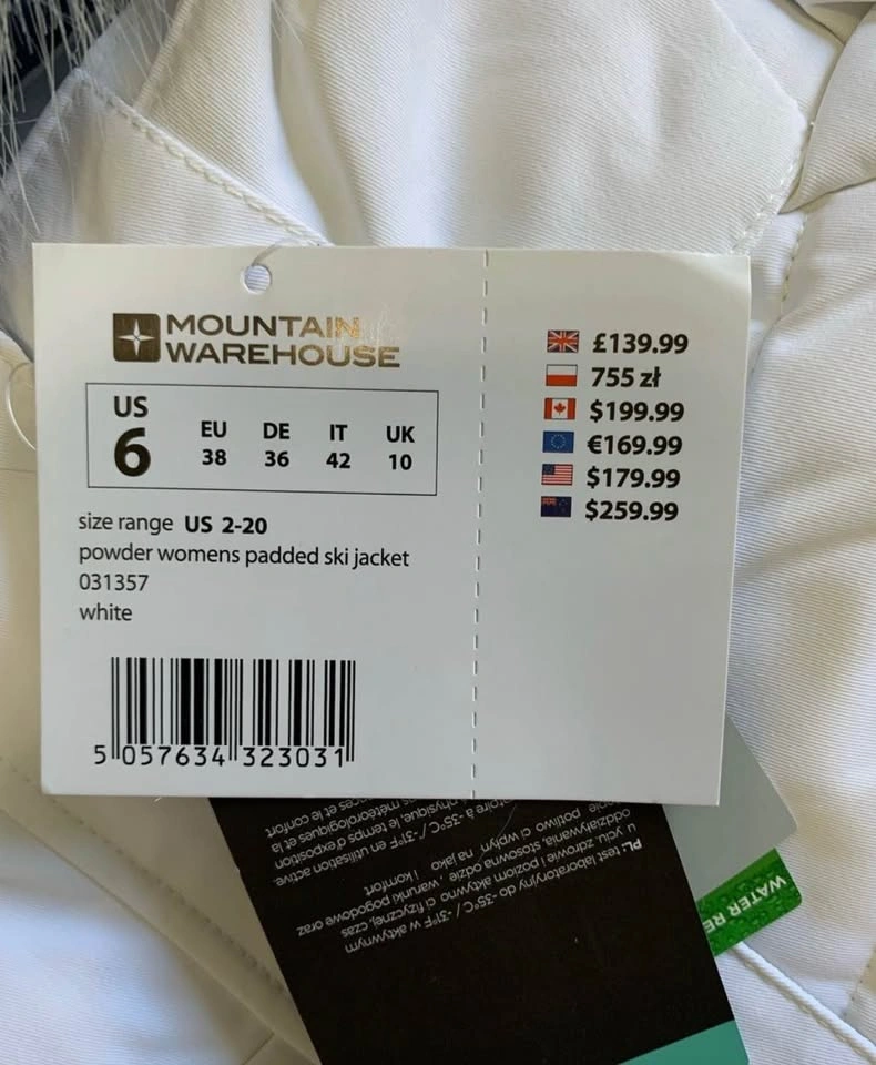BNWT Mountain Warehouse Powder Women's Padded Ski Jacket - photo 2