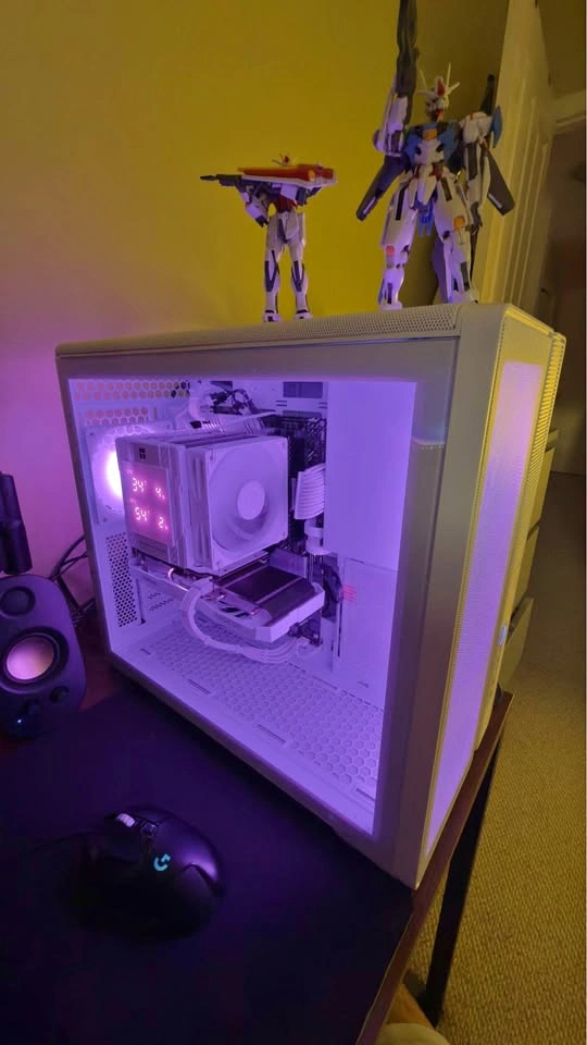 Black and White Gaming PC