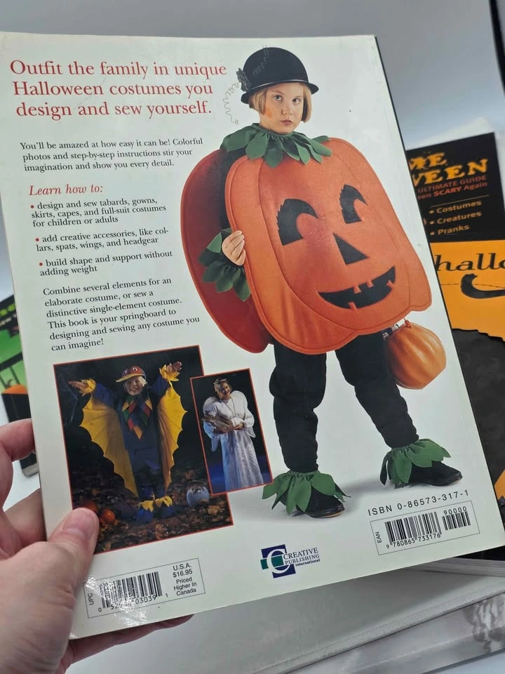 Vintage Halloween DIY Party Costume Recipes Books Bundle - photo 4