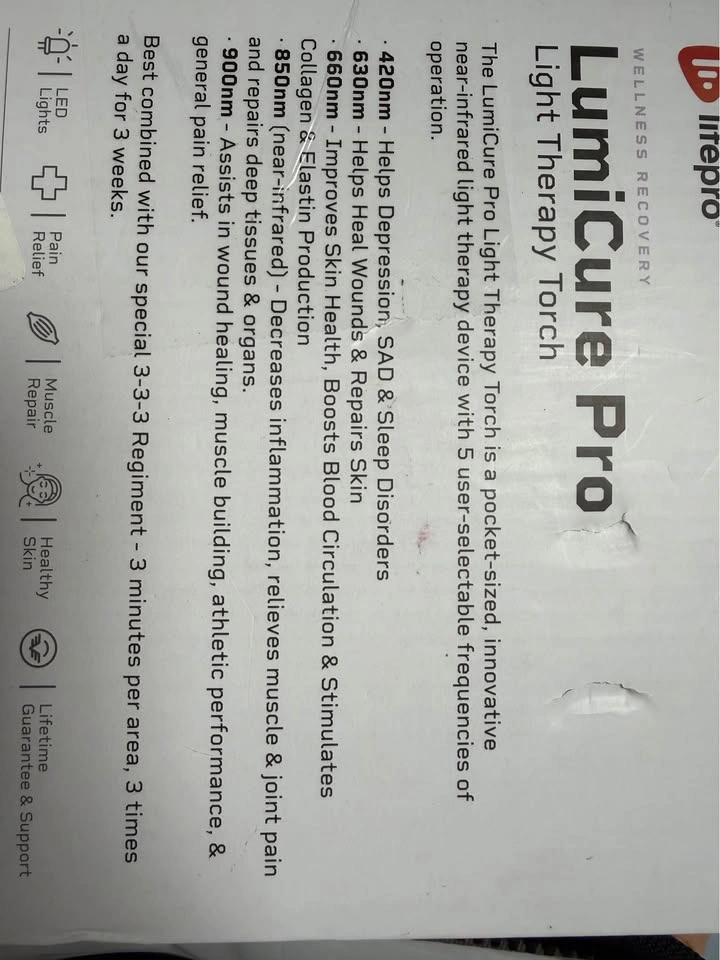 Lifepro LumiCure PRO Light Therapy Torch - photo 5