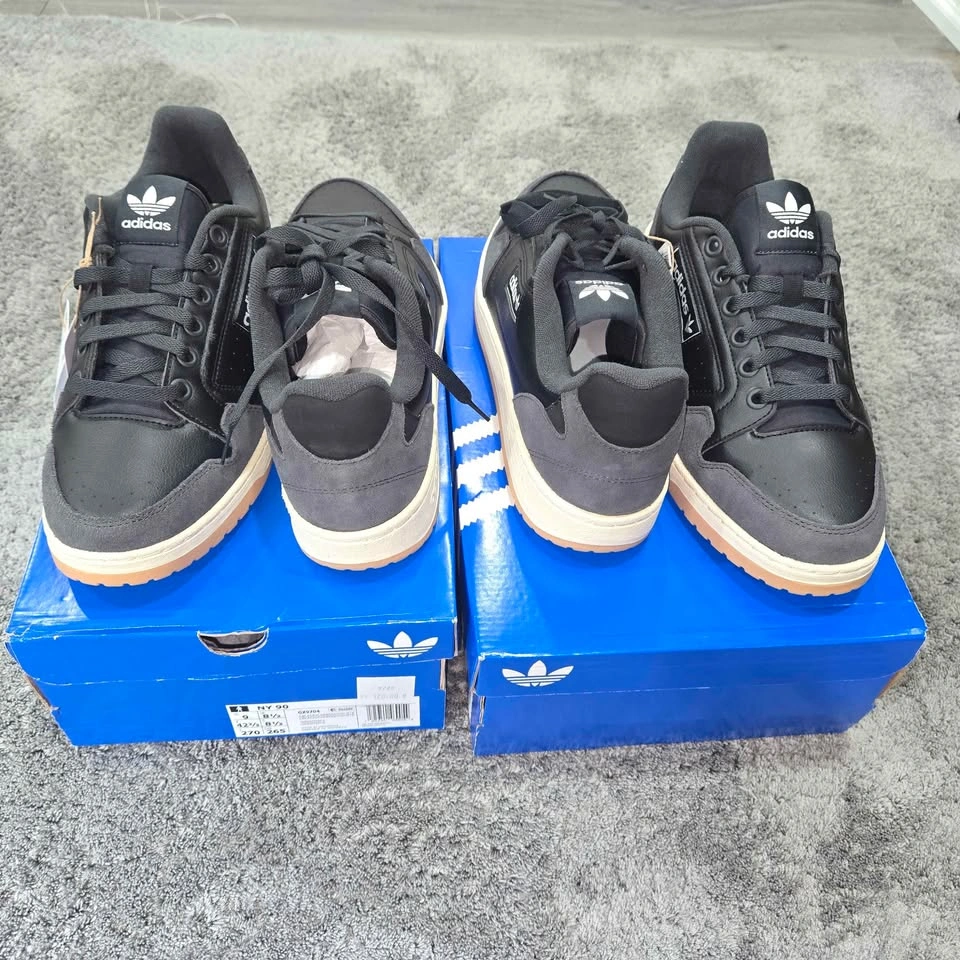 Adidas Originals NY 90 Core Black Gum GX9704 - Size 9 & 9.5 - photo 2
