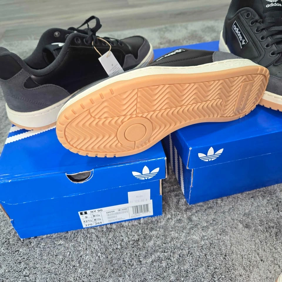 Adidas Originals NY 90 Core Black Gum GX9704 - Size 9 & 9.5 - photo 4
