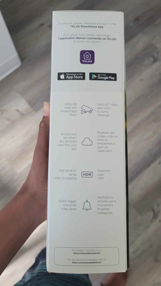 Telus Outdoor Wi-Fi Security Camera - photo 2