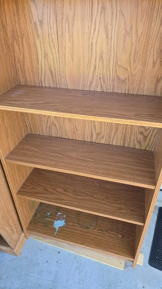 Wooden Bookcase / Shelving Unit – Oak Finish - photo 3