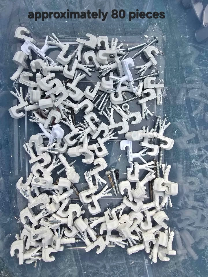 30-Piece White Wire Closet Shelving & Hardware Lot - photo 5