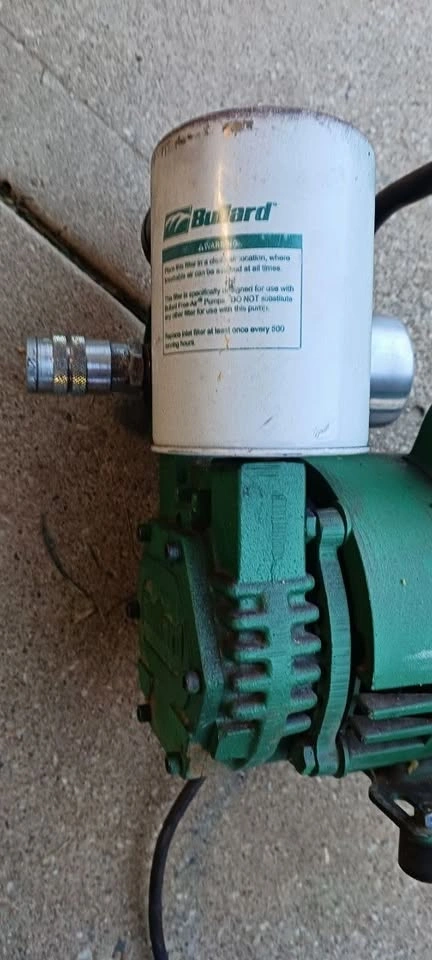 Bullard EDP10 Free-Air Pump – Tested Working – 3/4 HP Leeson - photo 4