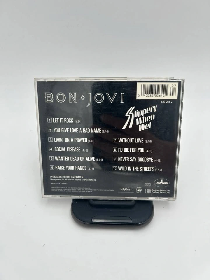 Bon Jovi Slippery When Wet Vintage CD 1986 - photo 4