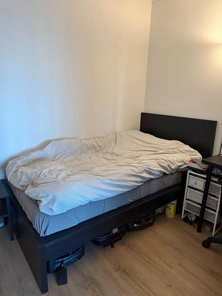 IKEA MALM Twin Bed Frame – Dark Brown