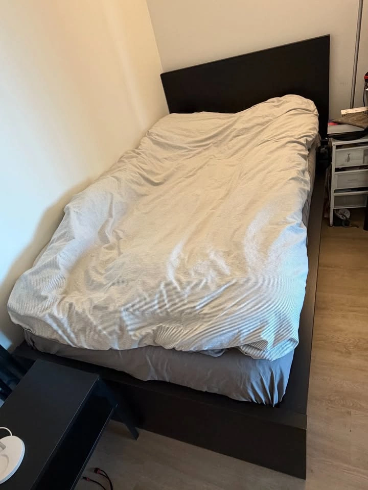 IKEA MALM Twin Bed Frame – Dark Brown - photo 2