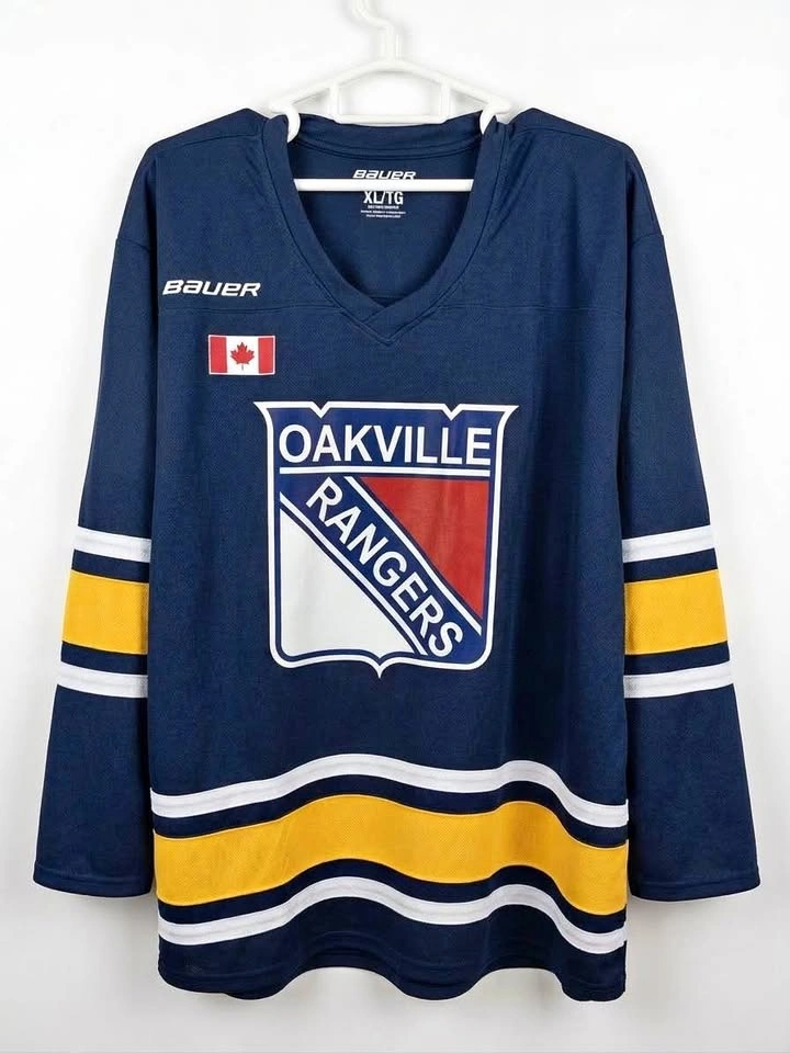New with Tags Bauer Oakville Rangers Hockey Jersey – Senior XL