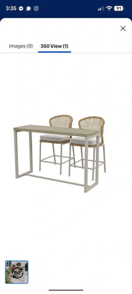 Brand New Outdoor High Dining Set - photo 2