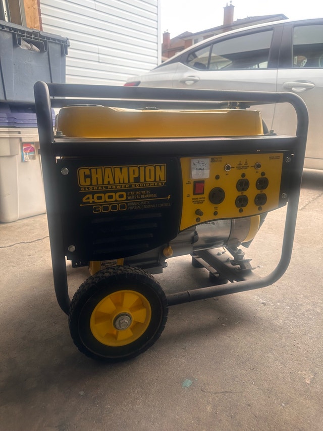 Champion 4000/3000 Watt Generator