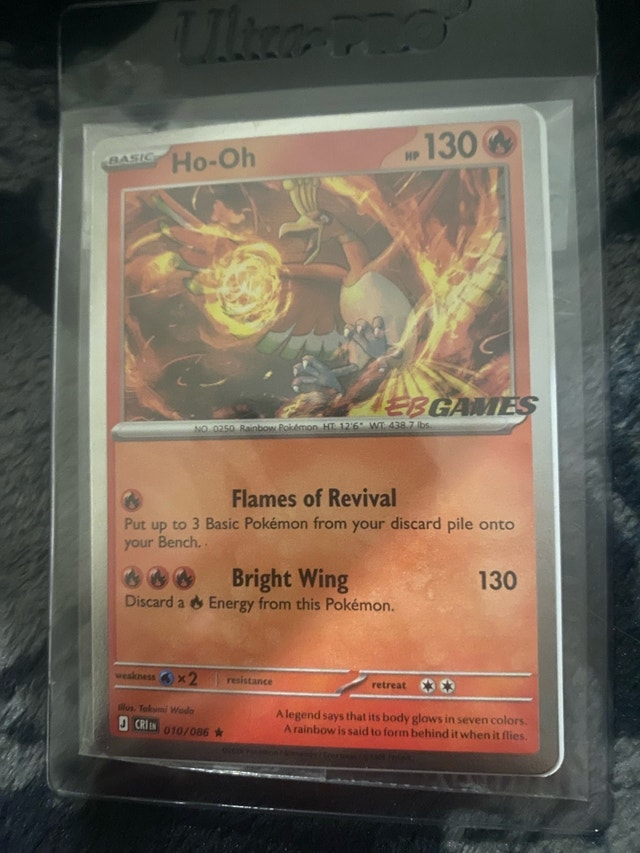 Ho-Oh 010/086 EB Games Exclusive Pokémon Card