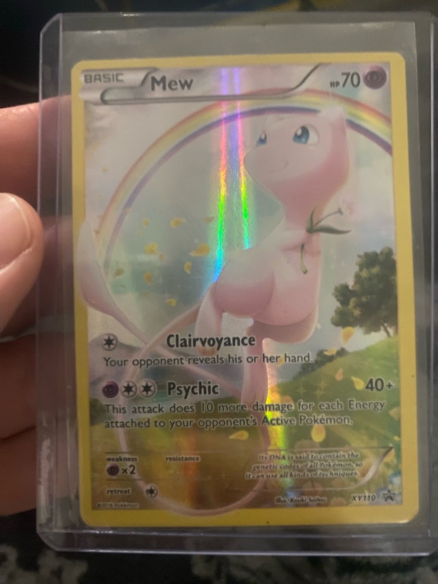 Mew XY110 Blackstar Pokémon Promo Card