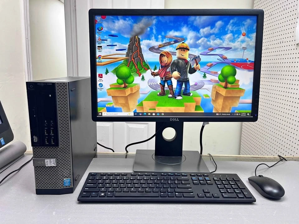 Gaming PC Complete Set with Monitor, Keyboard, and Mouse