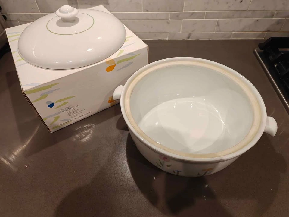 Nova "Fresh Mint" Ultra Ceram Bake & Serve covered casserole dis - photo 2