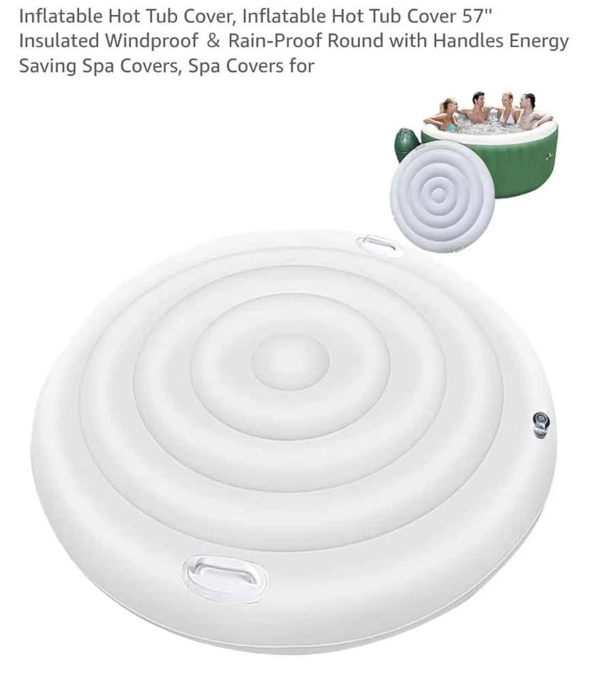 Inflatable Hot Tub Cover 57'' Insulated Round - photo 2