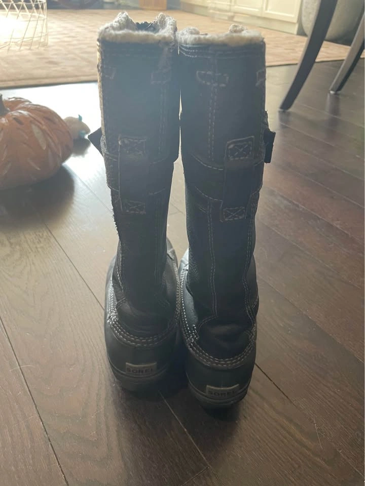 Sorel Waterproof Leather insulated zip up boots sz 7 - photo 2