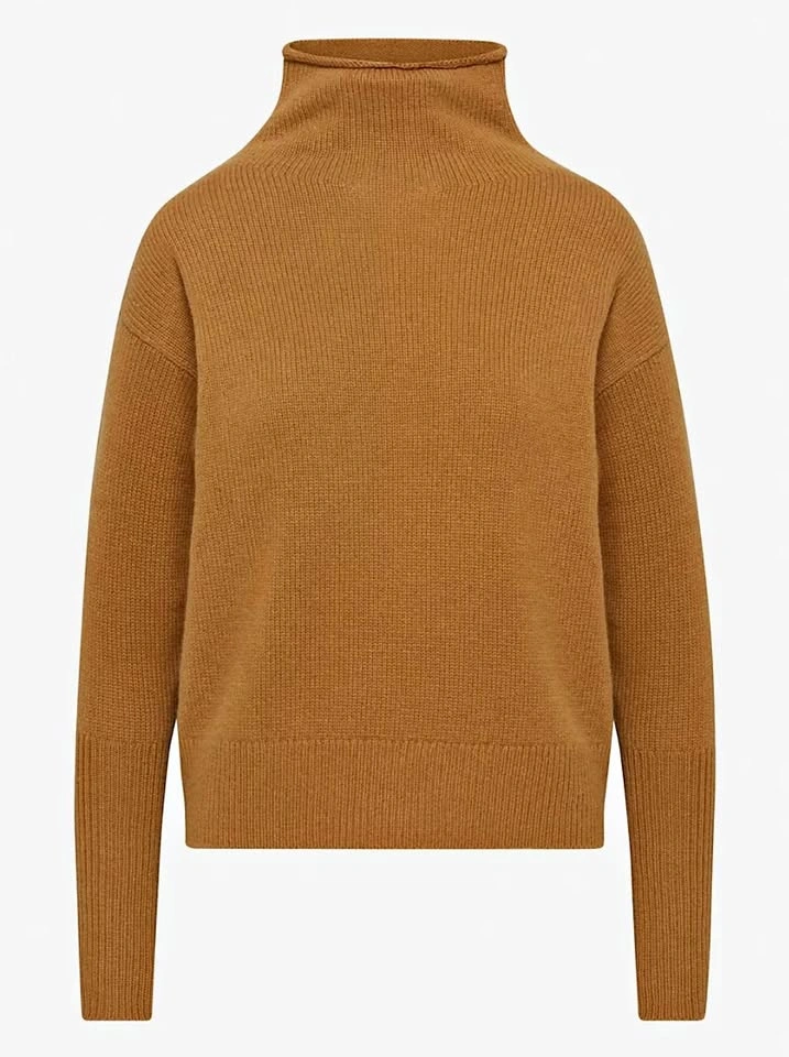 Wilfred Cyprie Cashmere Camel Turtleneck Sweater XS