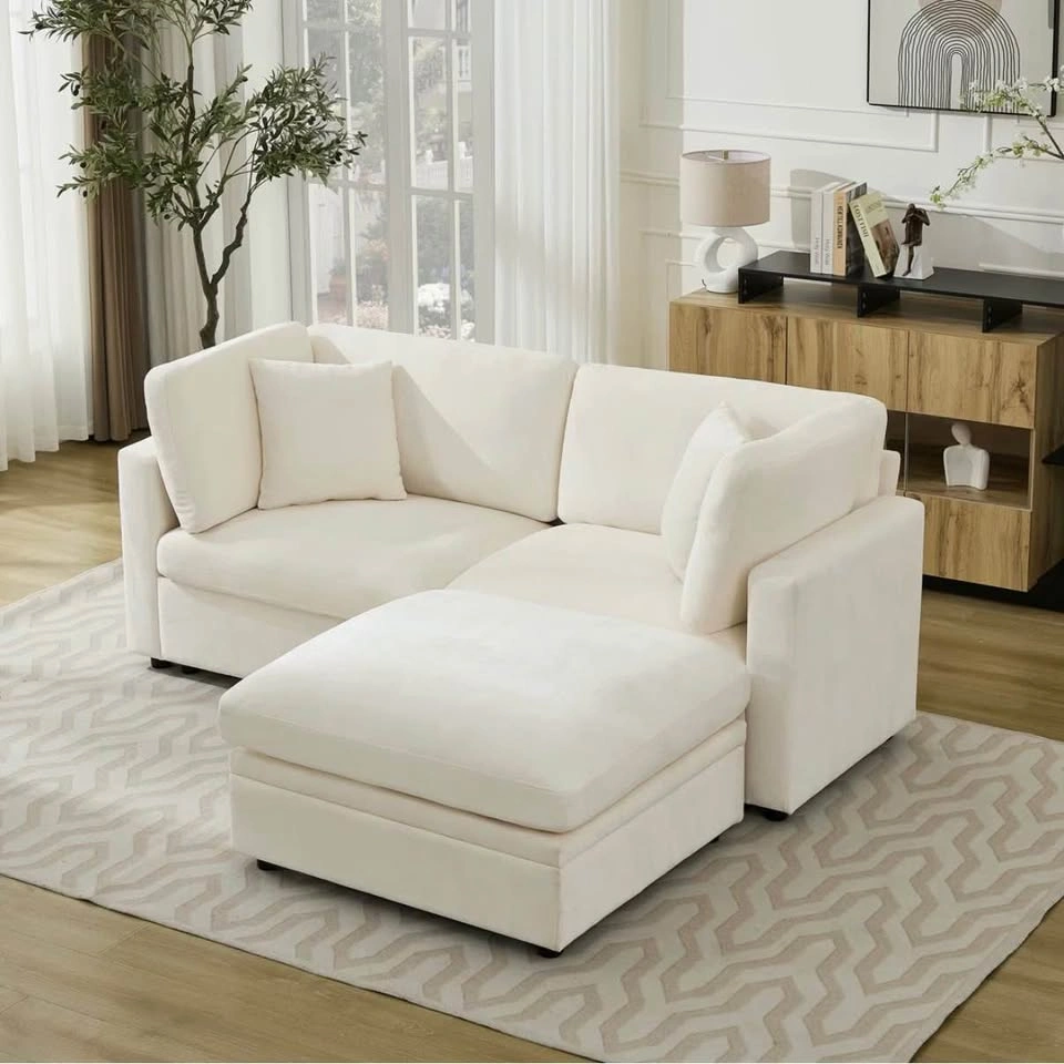 82.7" W Oversized Down-Filled 3-Seater Modular Sofa - photo 2