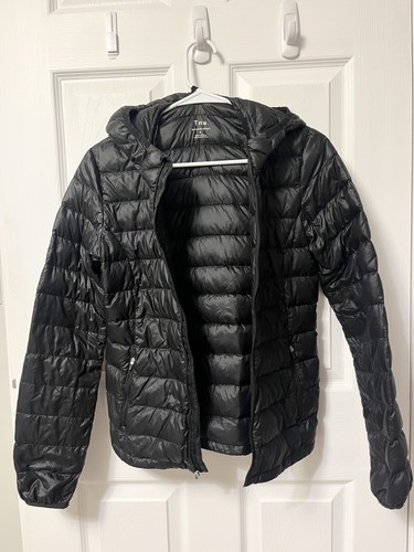 Aritzia Tna Botanie Lightweight Down Puffer Jacket Black Small - photo 3