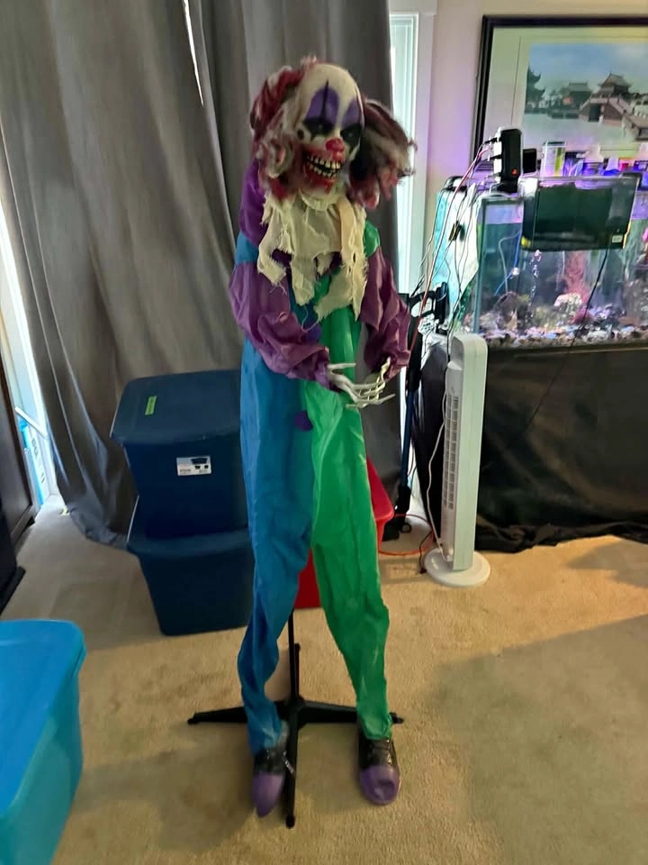 Shaking Clown with sounds & base Located in Woodbine SW