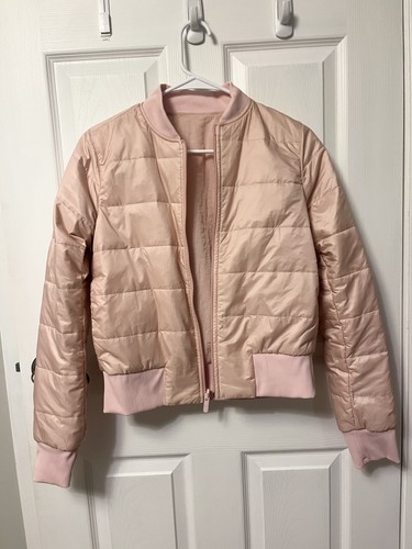 Lululemon Non-Stop Reversible Bomber Jacket Pink Size 4 - photo 3