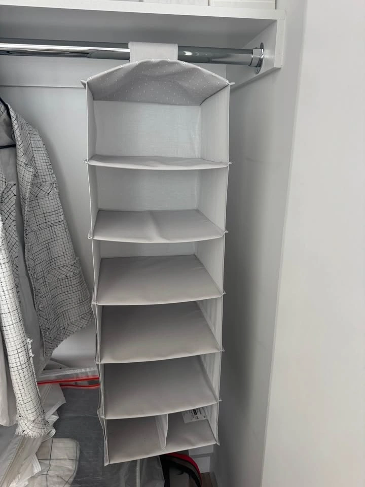 IKEA Hanging Closet Organizer + Storage Boxes Sets - photo 2