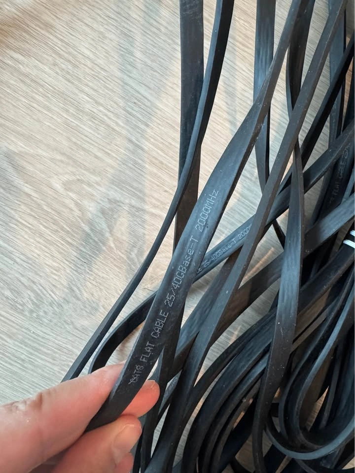 CAT8 Network Cable Flat Shielded Ethernet LAN High Speed - photo 3