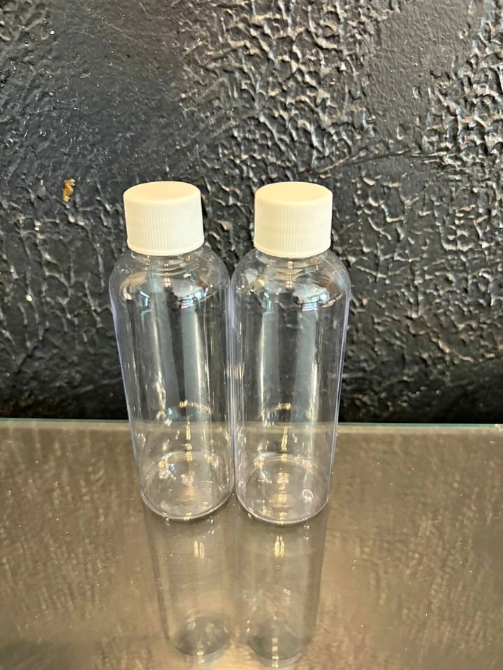 Brand New Clear Plastic Bottles with Caps – Bulk available